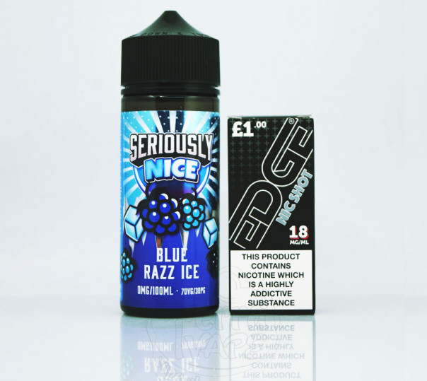 Doozy Seriously Nice Blue Razz Ice 100ml 0mg без нікотину