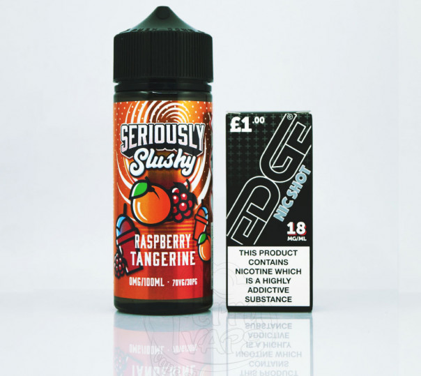 Doozy Seriously Slushy Raspberry Tangerine 120ml 3mg на органічному нікотині