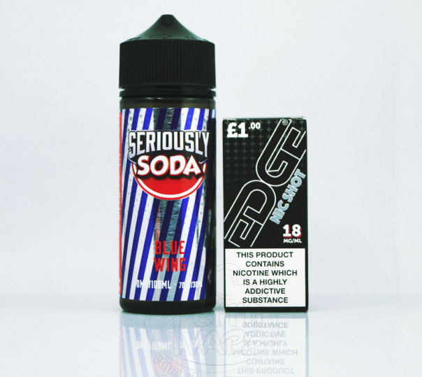 Doozy Seriously Soda Blue Wing 100ml 0mg без нікотину