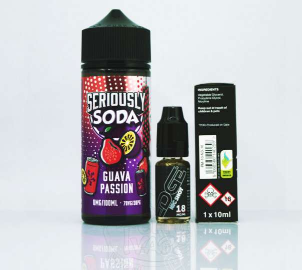 Doozy Seriously Soda Guava Passion 100ml 0mg без никотина