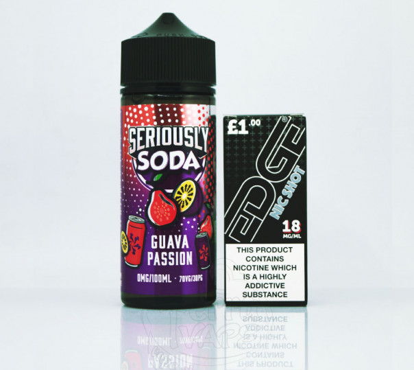 Doozy Seriously Soda Guava Passion 100ml 0mg без нікотину