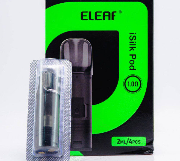 Картридж Eleaf iSilk Pod Cartridge 2ml 1.0Ом для многоразовой под-системы iSilk / Lite