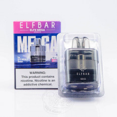 Картридж ELF BAR ELFX Mega Pod Cartridge 10ml 0.8 Ом