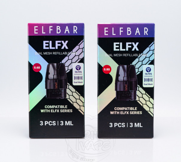 Картридж для многоразовой POD системы Elf Bar ELFX, Pro Pod Cartridge 3ml