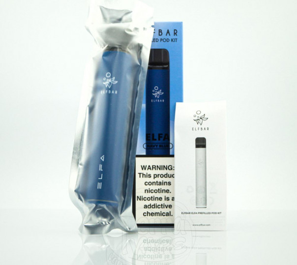 Elf Bar ELFA Blue Blue Starter Kit 5% Багаторазова POD-система 1200 затяжок