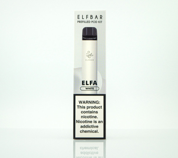 Elf Bar ELFA White Starter Kit 5% Многоразовая POD-система 1200 затяжек