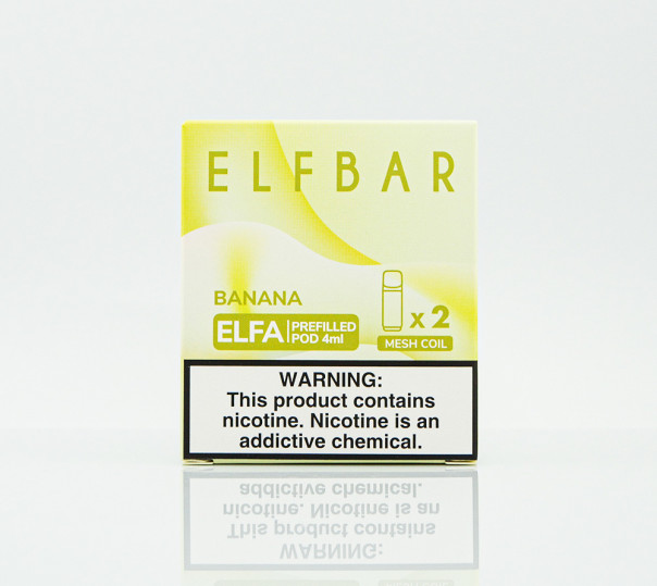 Картридж для Elf Bar ELFA - Banana (Банан) 1200 затяжок 1шт