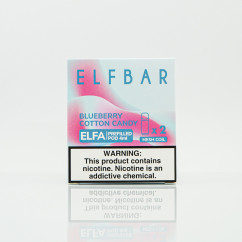 Картридж для Elf Bar ELFA - Blueberry Cotton Candy (Солодка вата) POD система