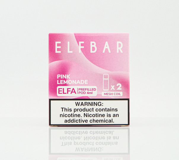 Картридж для Elf Bar ELFA - Pink Lemonade (Розовый лимонад) 1200 затяжек 1шт