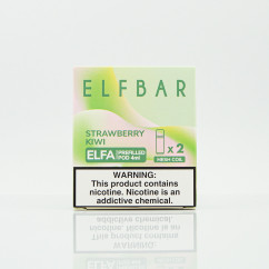 Картридж для Elf Bar ELFA - Strawberry Kiwi (Полуниця з ківі) POD система