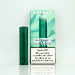 Elf Bar Mate500 Pod Green (Зелений) 500mAh Багаторазова POD-система