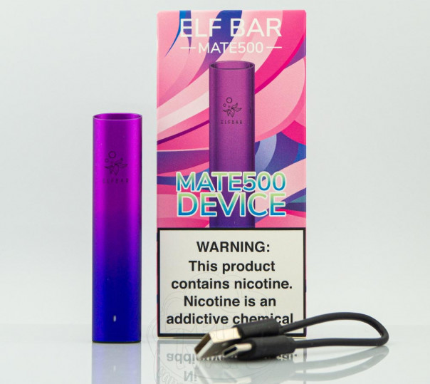 Elf Bar Mate500 Pod Aurora Purple (Фиолетовый) 500mAh Многоразовая POD система