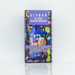 Elf Bar BC4000 LE Black Currant Ribena Ice (Лимонад із чорної смородини) Електронна сигарета