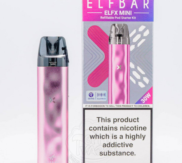 Elf Bar ELFX Mini Pod Kit 1000mAh Silver Многоразовая POD система Elf Bar ELFX Mini Pod Kit 1000mAh Silver Многоразовая POD система