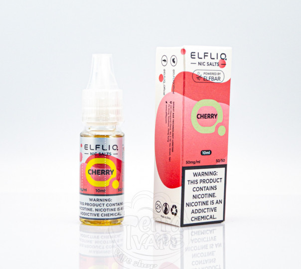 Elf Bar ElfLiq Salt Cherry 10ml 50mg от ELF BAR (оригинал) со вкусом вишни