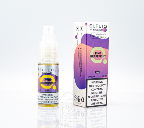 Elf Bar ElfLiq Salt Pink Grapefruit 10ml 50mg от ELF BAR (оригинал) со вкусом грейпфрута