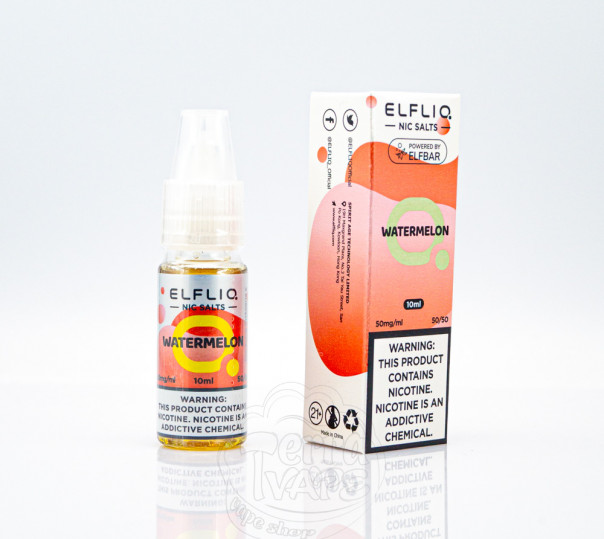 Elf Bar ElfLiq Salt Watermelon 10ml 50mg от ELF BAR (оригинал) со вкусом арбуза