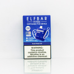 Elf Bar Pi7000 Blue Razz Ice (блакитна малина з холодом) Електронна сигарета