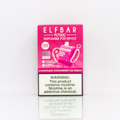 Elf Bar Pi7000 Champagne Strawberry Ice Cream (шампанське з полуничним морозивом) Електронна сигарета