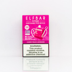 Elf Bar Pi7000 Cherry Peach Lemonade (вишнево-персиковый лимонад)