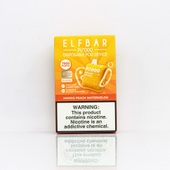 Elf Bar Pi7000 Mango Peach Watermelon (манго з персиком і кавуном) Одноразова електронна сигарета