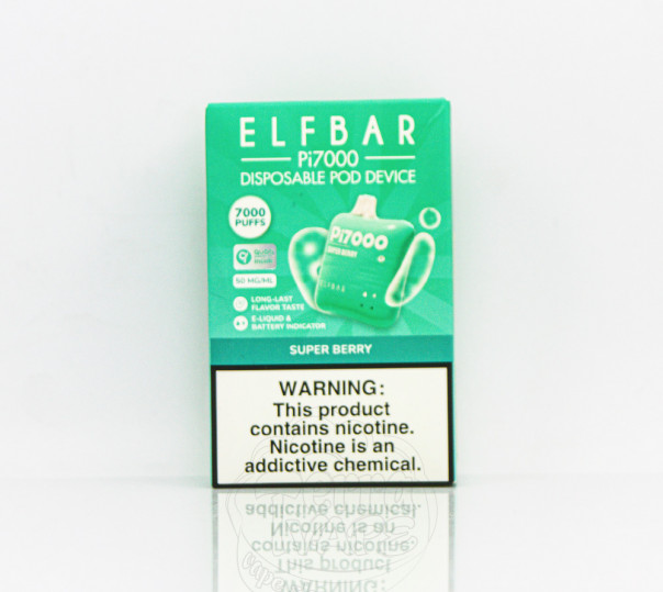 Elf Bar Pi7000 Super Berry (ягоды) Одноразовый POD