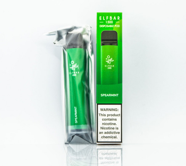 Elf Bar 1500 Spearmint (Мята) Одноразовый POD