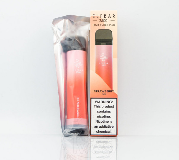 Elf Bar 2500 Strawberry Ice (Клубника с холодком) Одноразовый POD