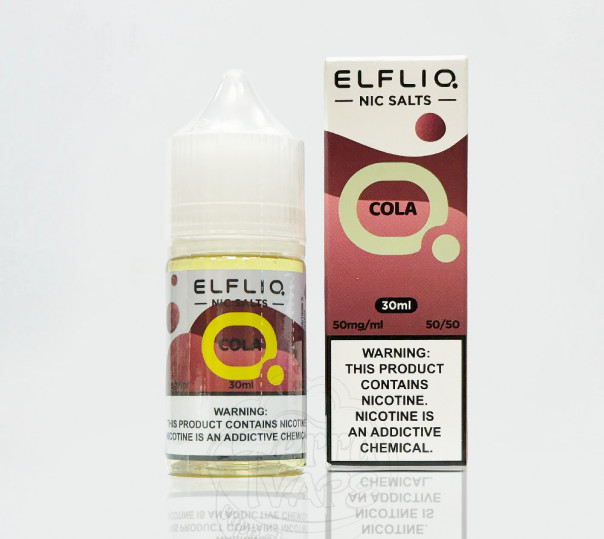 Elf Bar ElfLiq Salt Cola 30ml 50mg від ELF BAR (оригінал) зі смаком коли