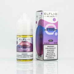 Elf Bar ElfLiq Salt Blueberry Sour Raspberry 30ml 50mg Рідина