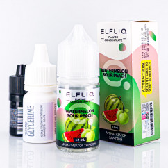 Elf Bar ElfLiq Salt Watermelon Sour Peach 30ml 50mg