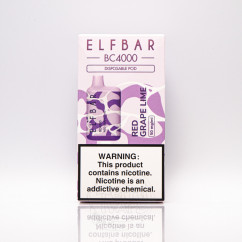 Elf Bar BC4000 Red Grape Lime (Виноград з лаймом) Одноразова електронна сигарета