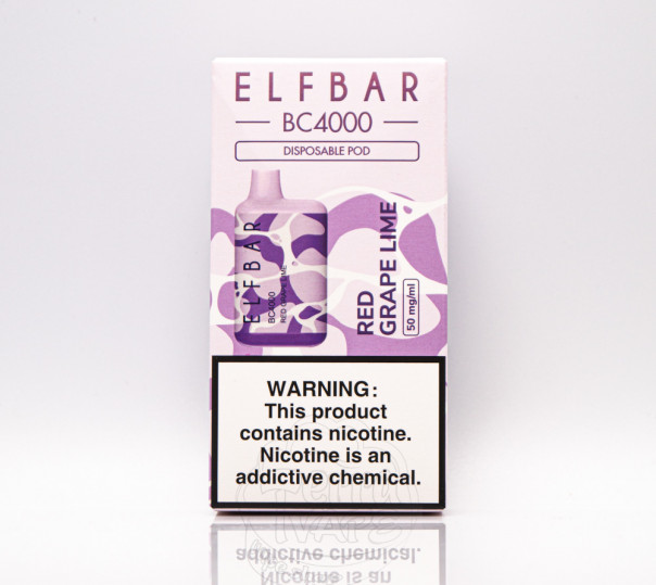 Elf Bar BC4000 Red Grape Lime (Виноград з лаймом) Одноразовий POD