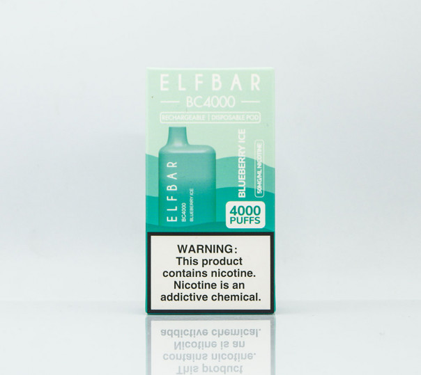 Elf Bar BC4000 Blueberry Ice (Черника с холодком) Одноразовый POD