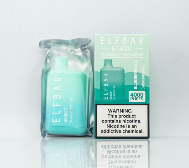 Elf Bar BC4000 Blueberry Ice (Черника с холодком) Одноразовый POD