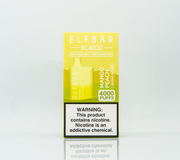 Elf Bar BC4000 Mango Peach (Манго с персиком) Одноразовый POD