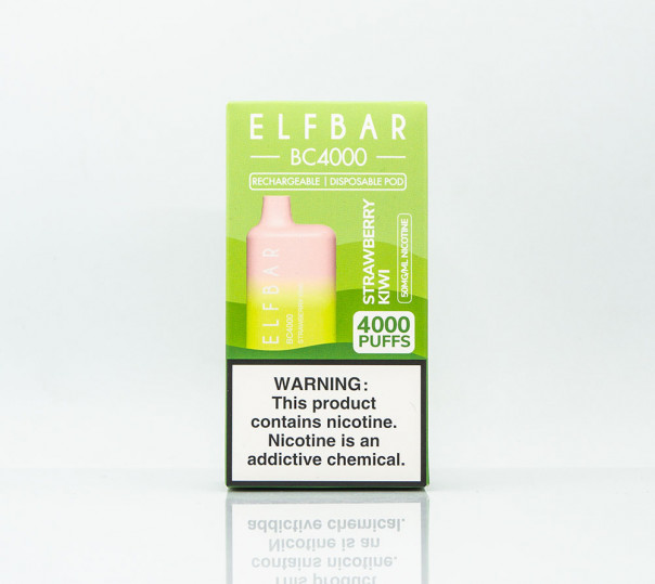 Elf Bar BC4000 Strawberry Kiwi (Клубника Киви) Одноразовый POD