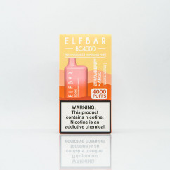 Elf Bar BC4000 Strawberry Mango (Полуниця з манго) Електронна сигарета