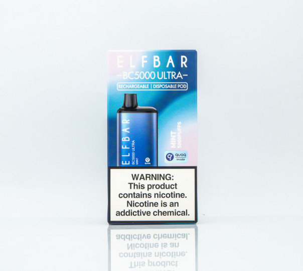 Elf Bar BC5000 Ultra Mint (Мята) Одноразовый POD