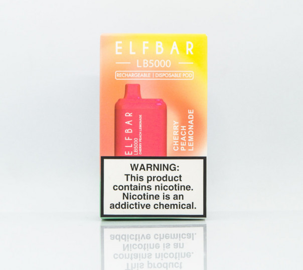 Elf Bar LB5000 Cherry Peach Lemonade (Вишнево-персиковый лимонад) Одноразовый POD