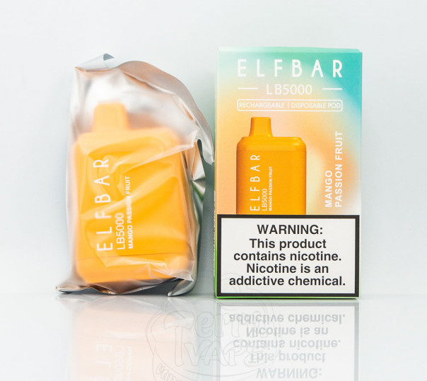 Elf Bar LB5000 Mango Passion Fruit (Манго и маракуйя) Одноразовый POD