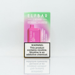 Elf Bar LB5000 Strawberry Blueberry Cherry (Полуниця, чорниця, вишня) Одноразова електронна сигарета