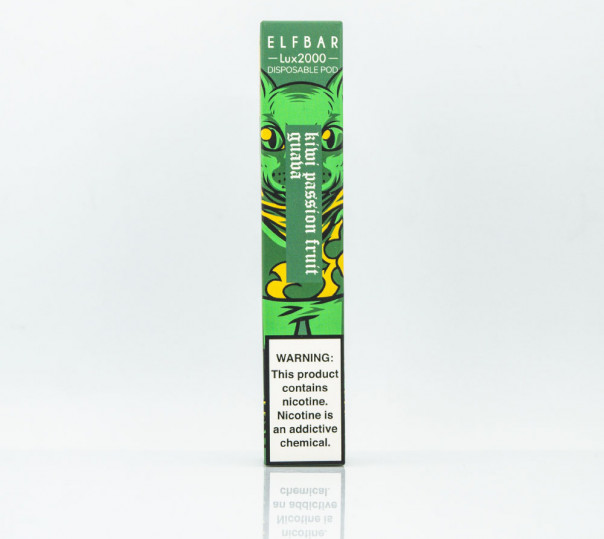 Elf Bar Lux 2000 Kiwi Passion Fruit Guava (Киви, маракуйя, гуава) Одноразовый POD