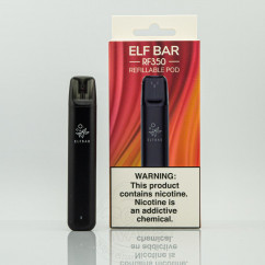 Elf Bar RF350 Pod Kit Black (Чорний) 350mAh Багаторазова POD-система