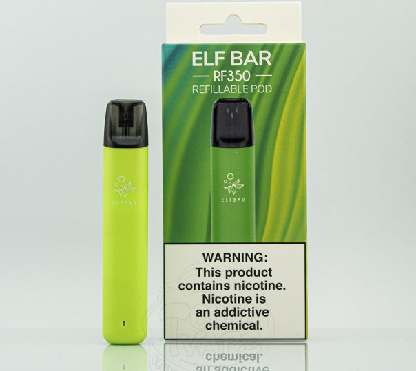 Elf Bar RF350 Pod Kit Green (Зеленый) 350mAh Многоразовая POD система