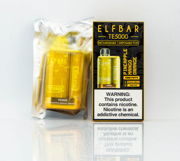 Elf Bar TE5000 Pineapple Mango Orange (Ананас, манго, апельсин) Одноразовый POD