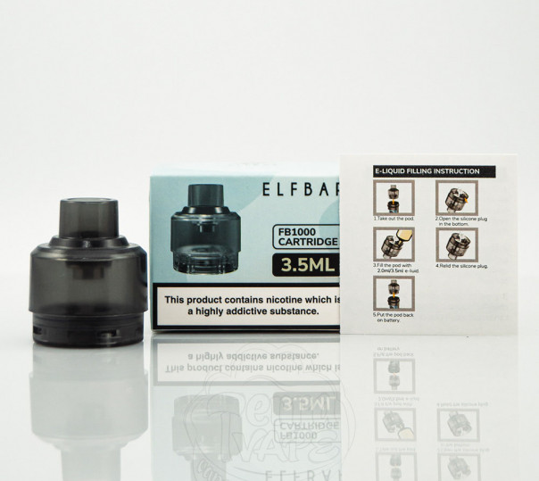 Порожній картридж для багаторазової POD системи Elf Bar FB1000 Pod Kit 3.5ml