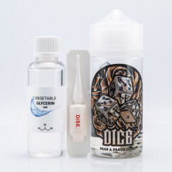 Набір Dice Organic Pear & Peach Donut 100ml 3mg Рідина