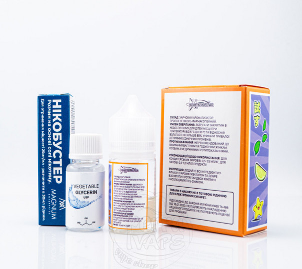 Рідина Yum-Yum Star Salt Чай з бергамотом 30ml 25mg (набір компонентів)