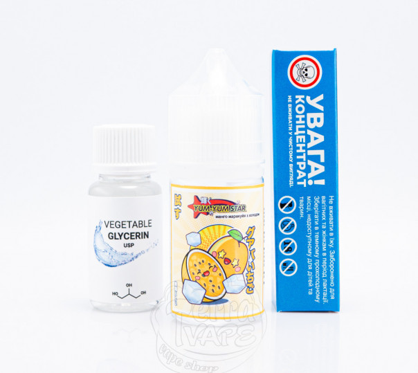 Рідина Yum-Yum Star Salt Манго Маракуйя з Холодом 30ml 25mg (набір компонентів)